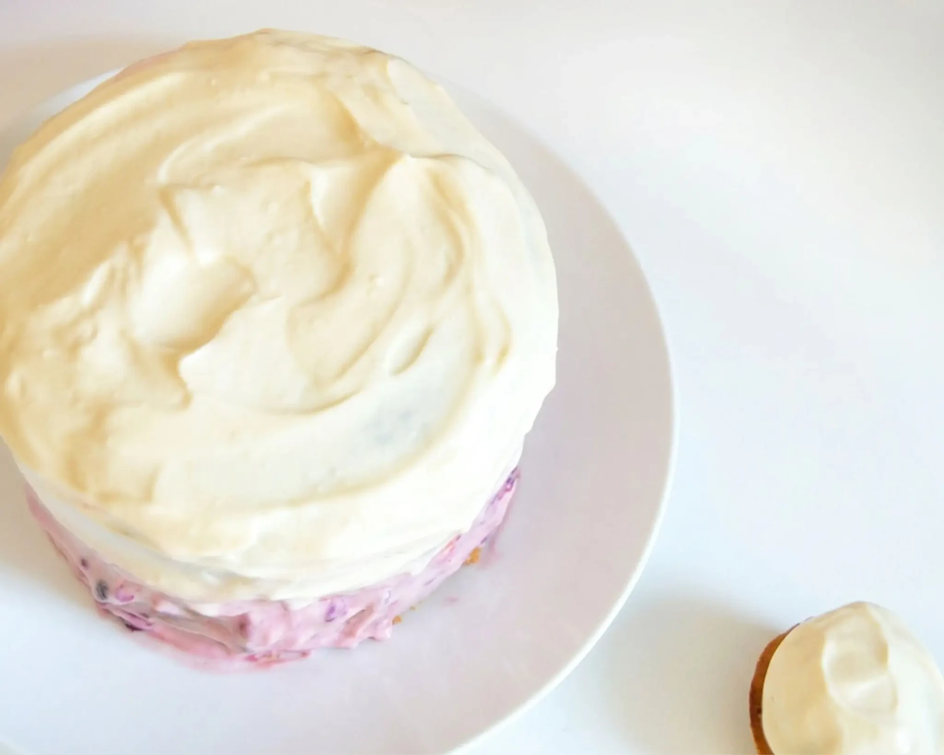 Tummies Full Of Love layered berry yoghurt cake